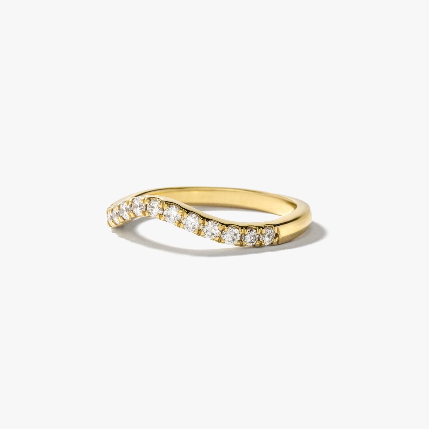10K Yellow Gold Diamond Matching Wedding Band (0.28 ct tw)