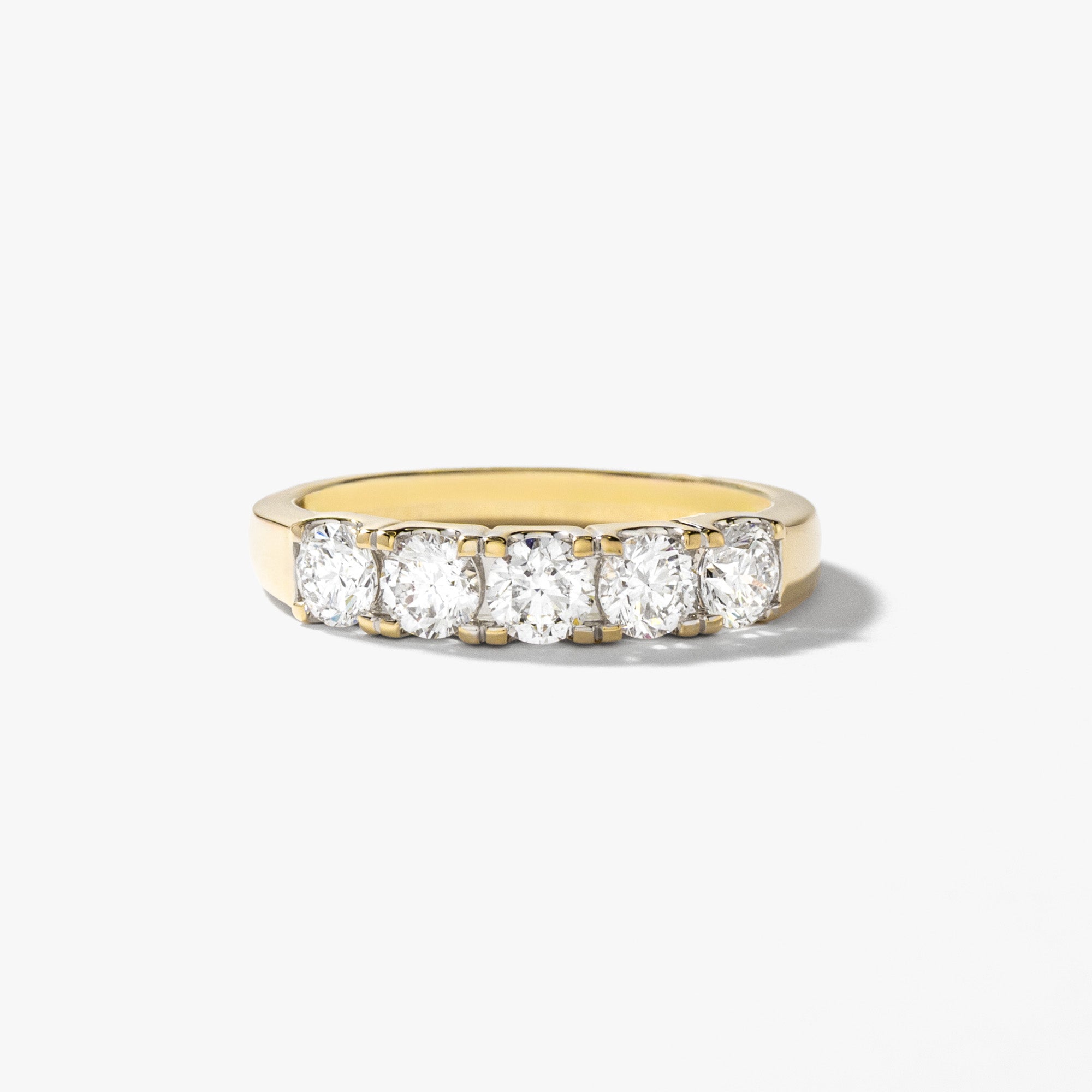Lab Grown Diamond Anniversary Band 14K Yellow Gold (1.00 ct tw)