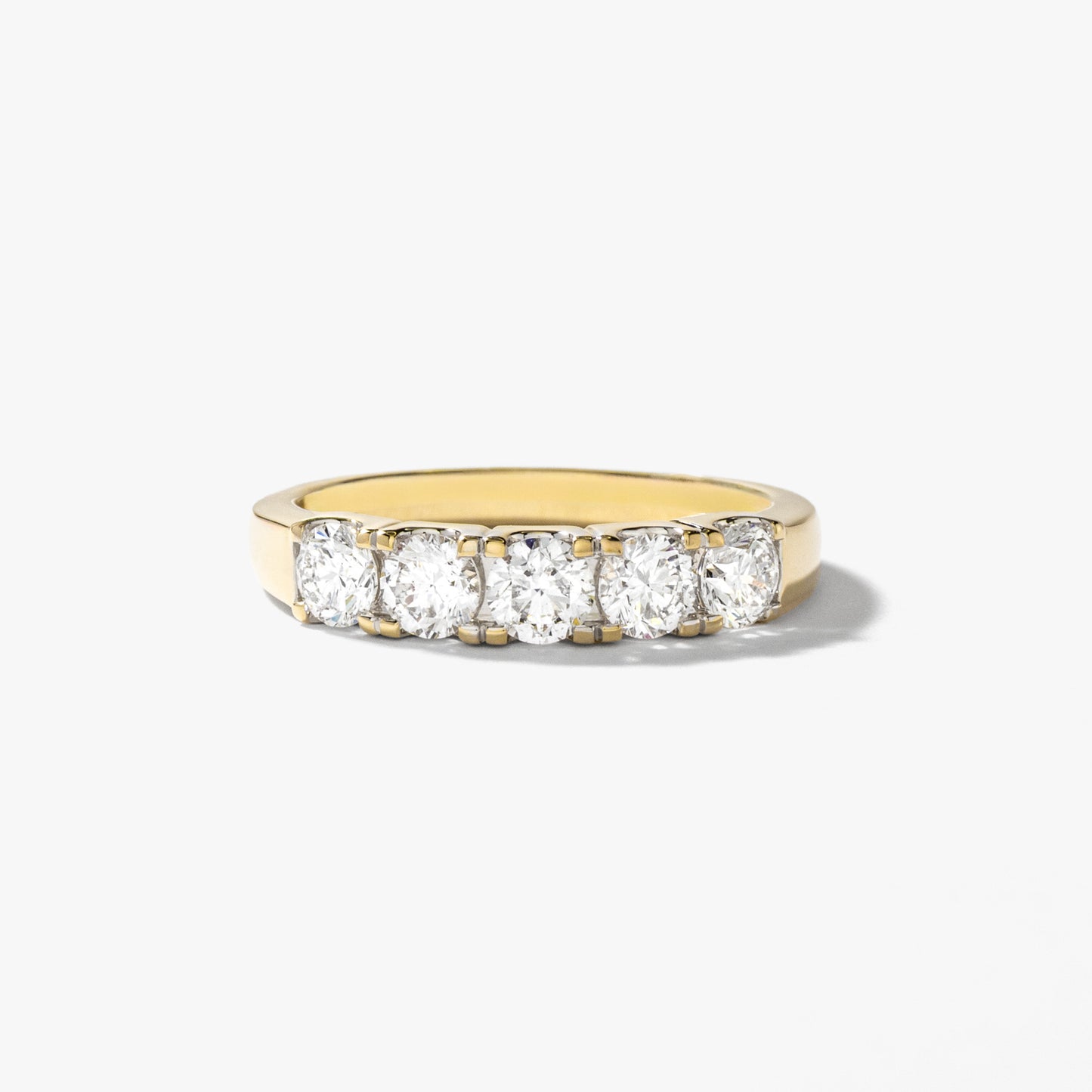 Lab Grown Diamond Anniversary Band 14K Yellow Gold (1.00 ct tw)
