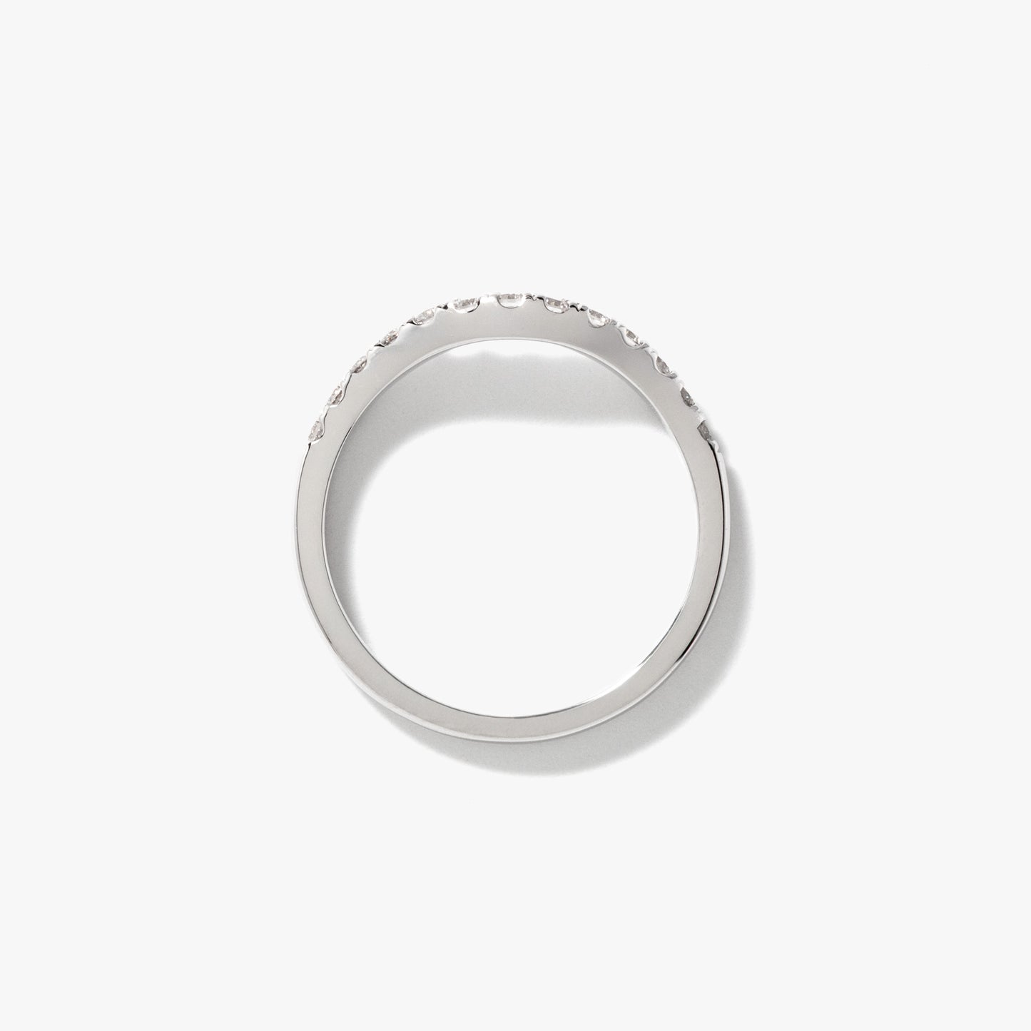 10K White Gold Diamond Matching Wedding Band (0.28 ct tw)