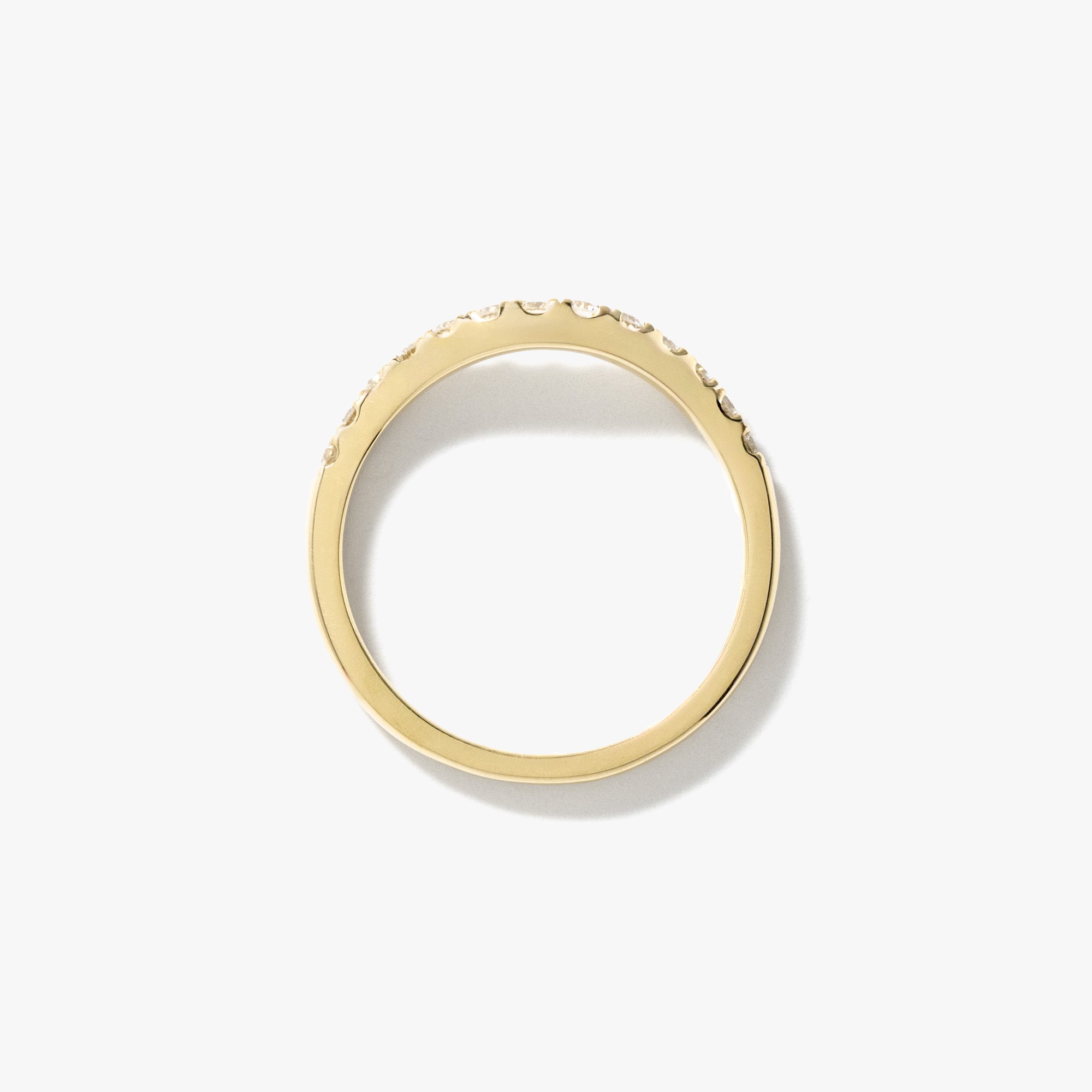 10K Yellow Gold Diamond Matching Wedding Band (0.28 ct tw)
