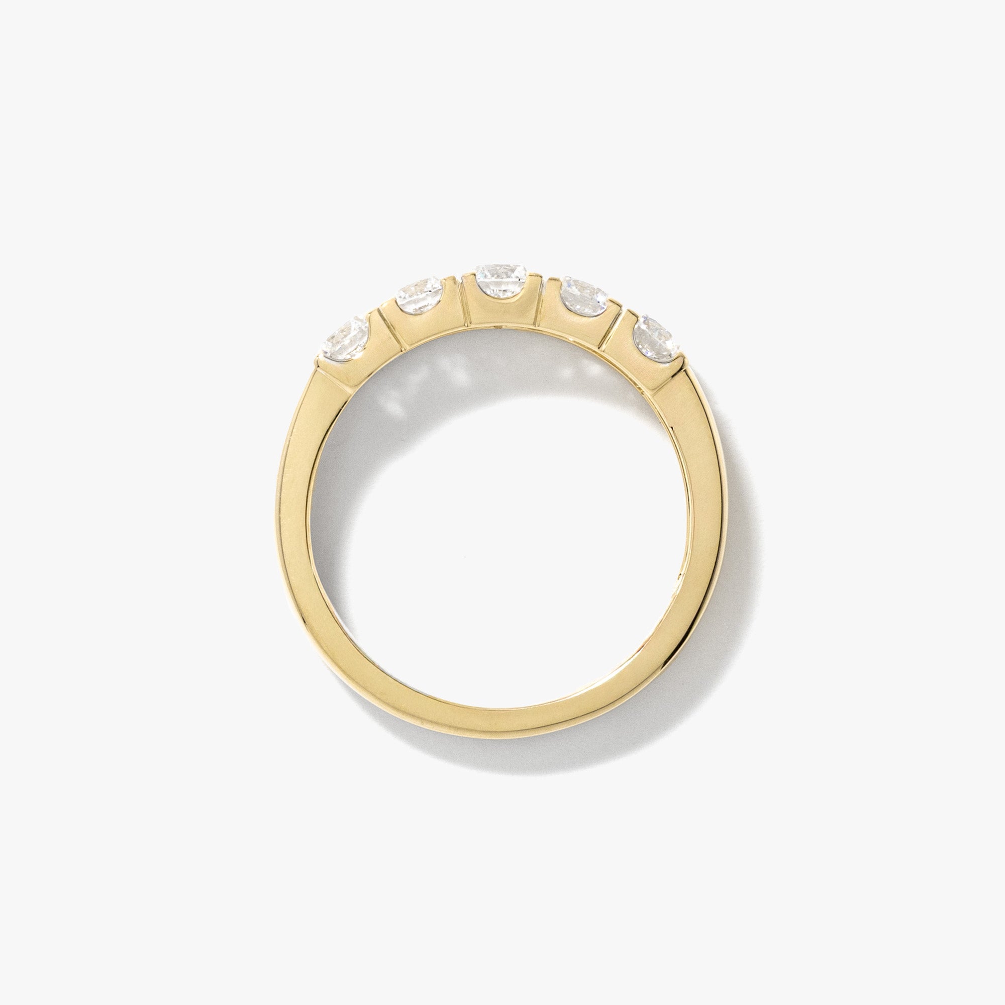 Lab Grown Diamond Anniversary Band 14K Yellow Gold (1.00 ct tw)