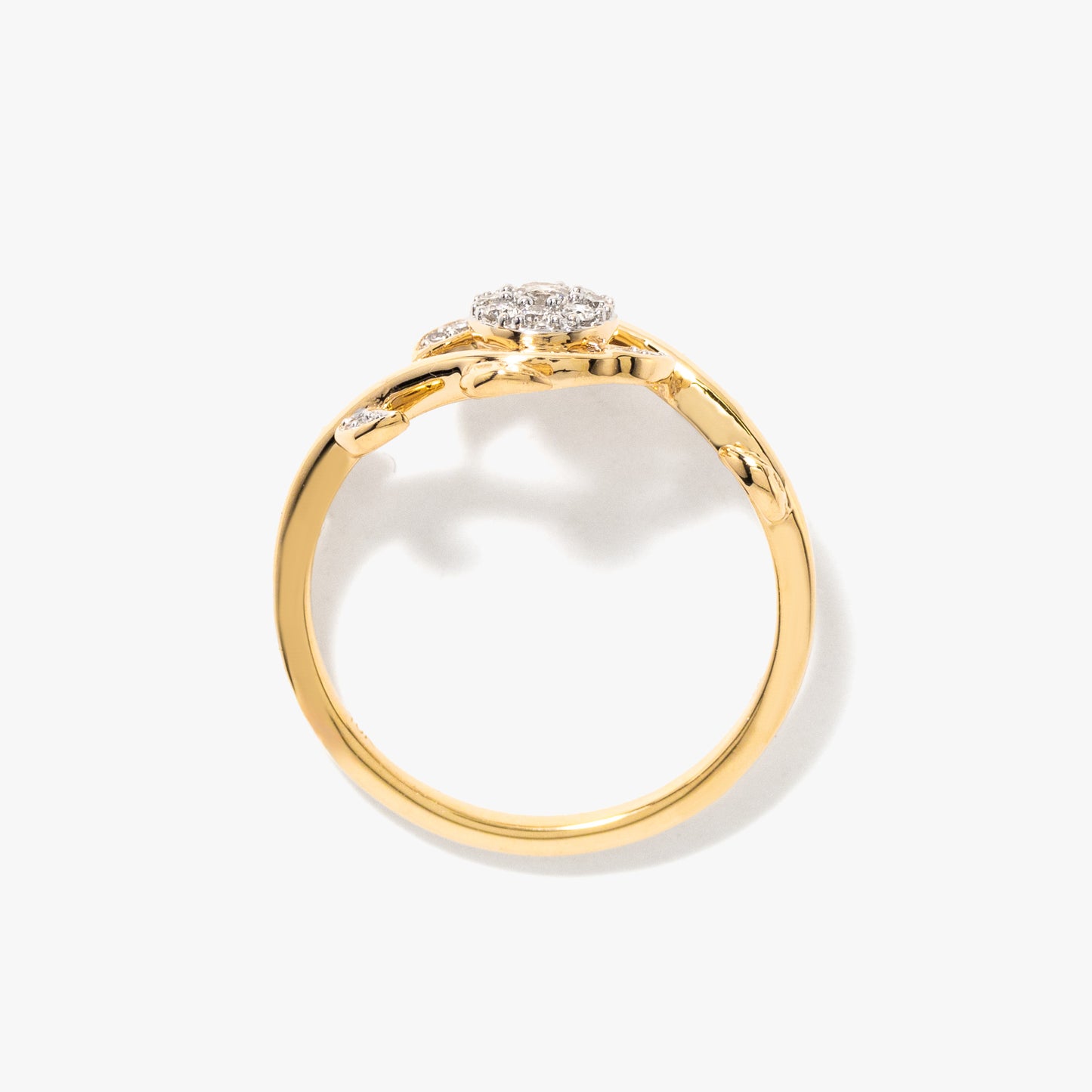 Vine Ring in 10K Yellow Gold (0.16 ct tw)