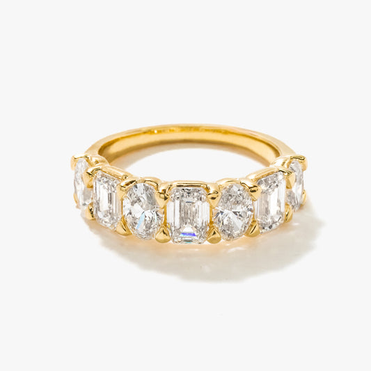 Lab Grown Diamond Ring in 14K Yellow Gold (3.00 ct tw)