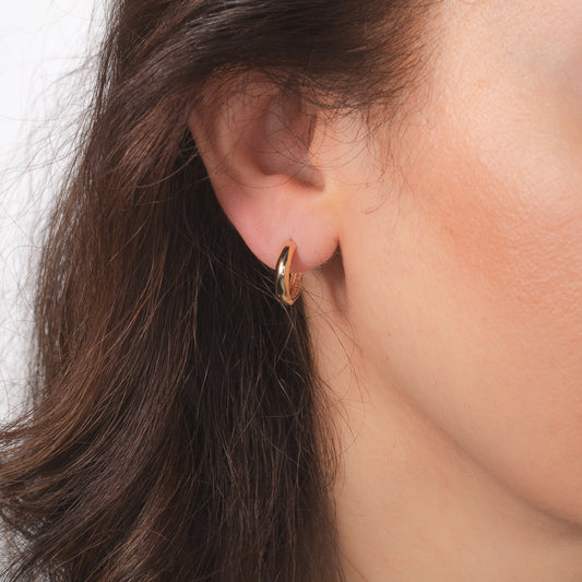 Hoop Earrings in 10K Yellow Gold