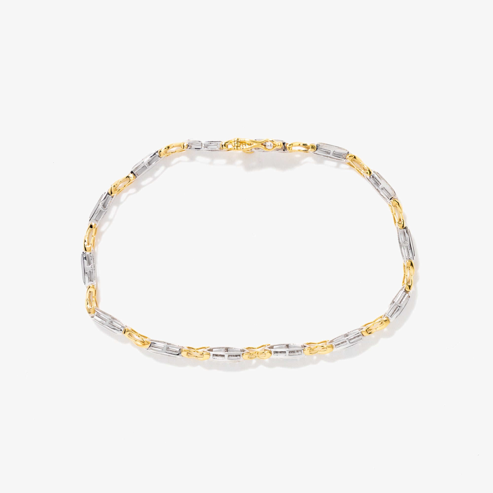 Diamond Bracelet in 10K Yellow and White Gold (1.00ct tw)