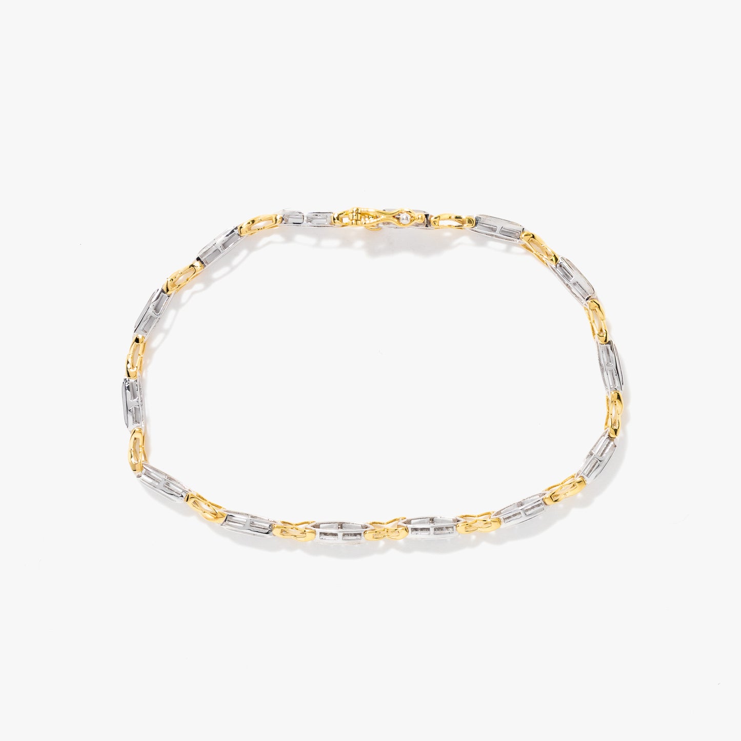 Diamond Bracelet in 10K Yellow and White Gold (1.00ct tw)