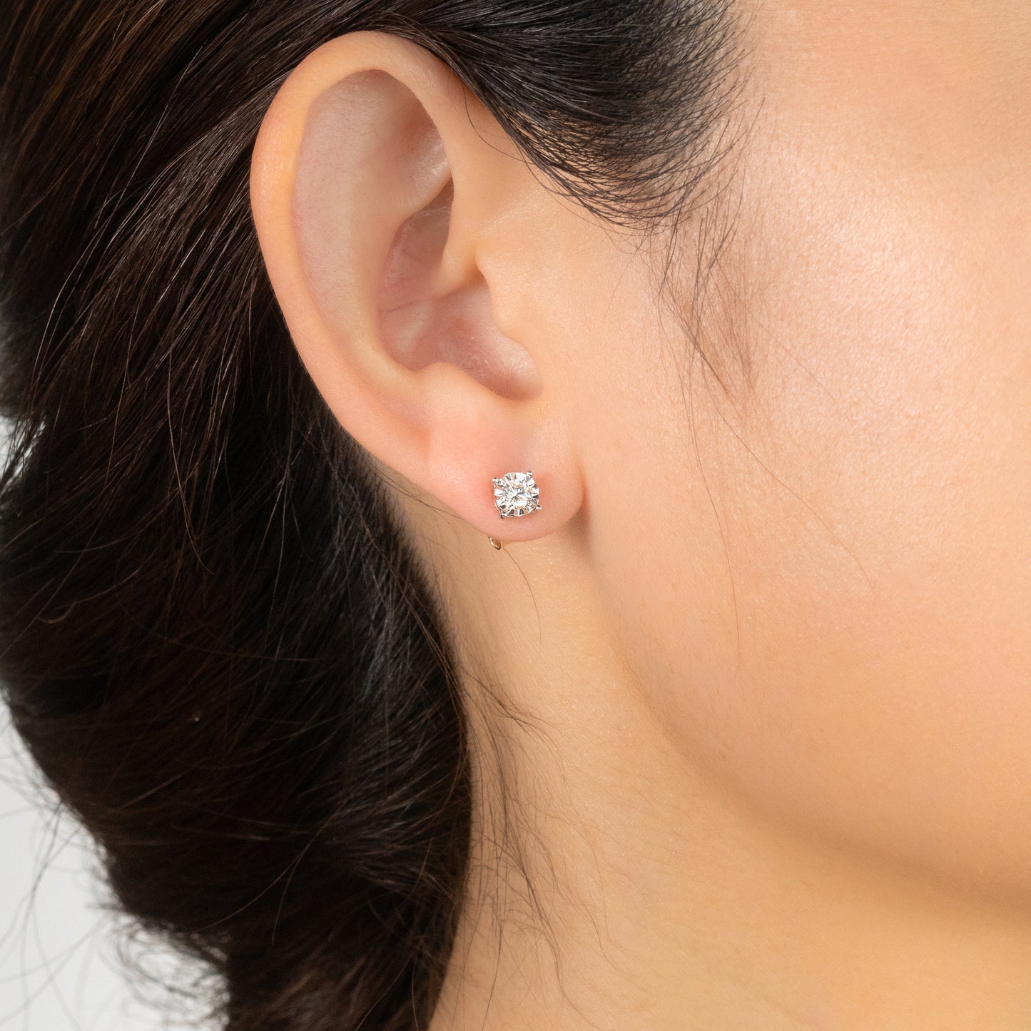 Diamond Jacket Earring in 10K White and Yellow Gold (0.30 ct tw)