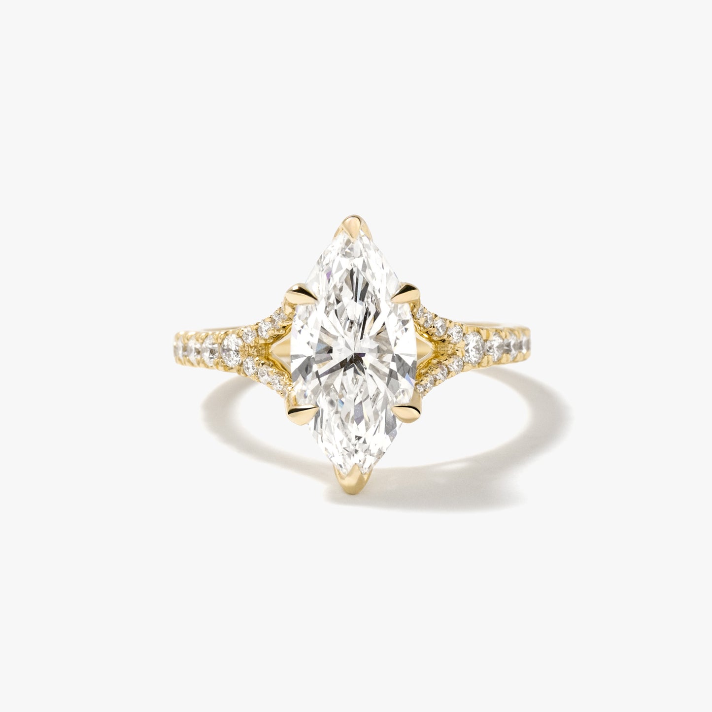 Marquise Diamond Ring in 14K Yellow Gold (2.45 ct tw)