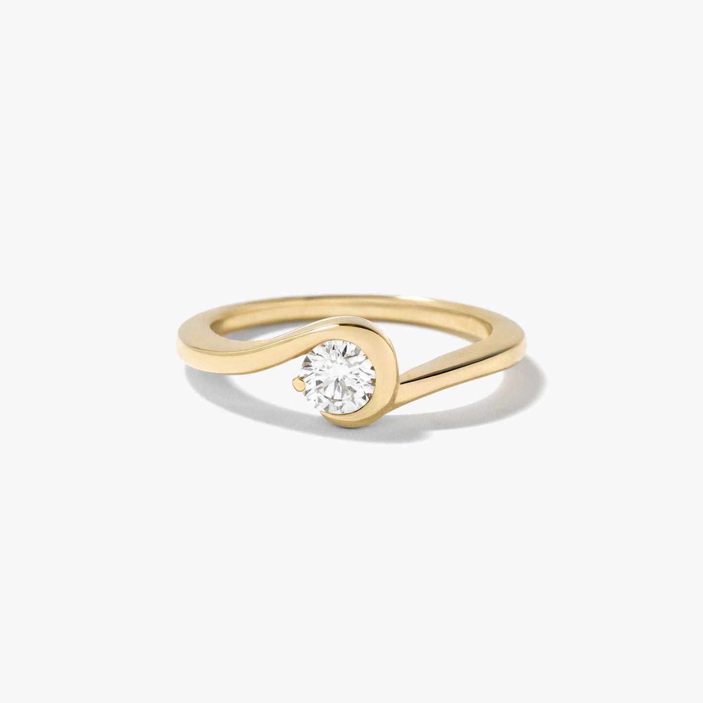 Lab Grown Diamond Promise Ring in 10K Yellow Gold (0.30 ct tw)