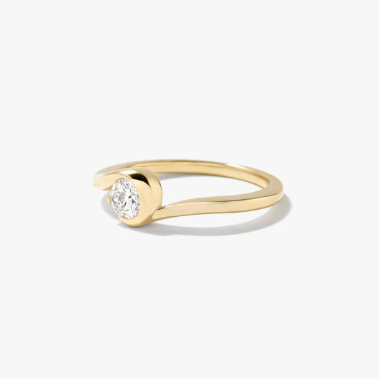 Lab Grown Diamond Promise Ring in 10K Yellow Gold (0.30 ct tw)