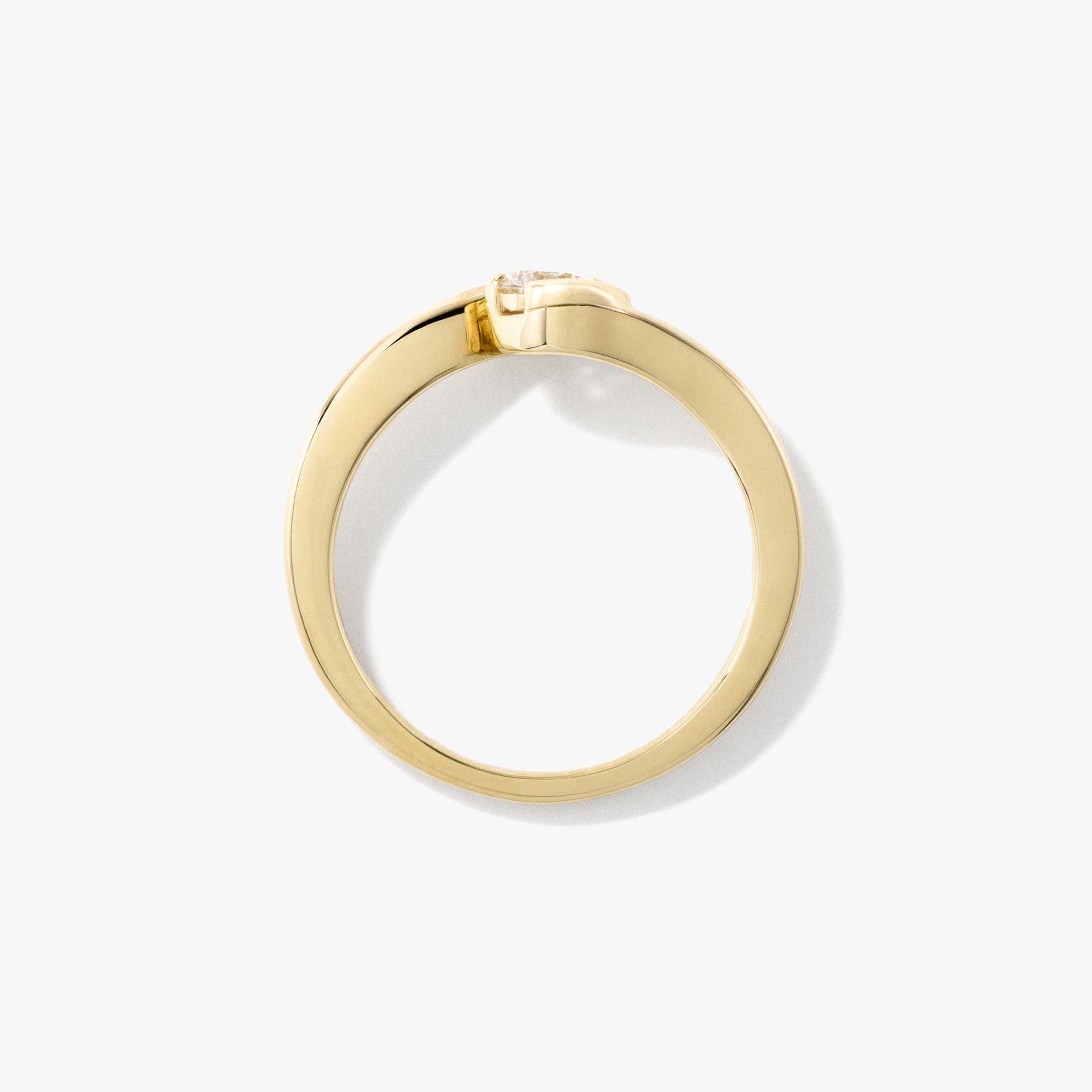 Lab Grown Diamond Promise Ring 10K Yellow Gold (0.30 ct tw)