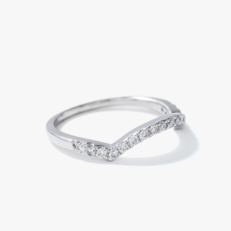 Matching Diamond Wedding Band in 10K White Gold (0.20ct tw)