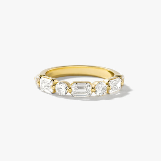 Lab Grown Diamond Ring in 10K Yellow Gold (1.50 ct tw)