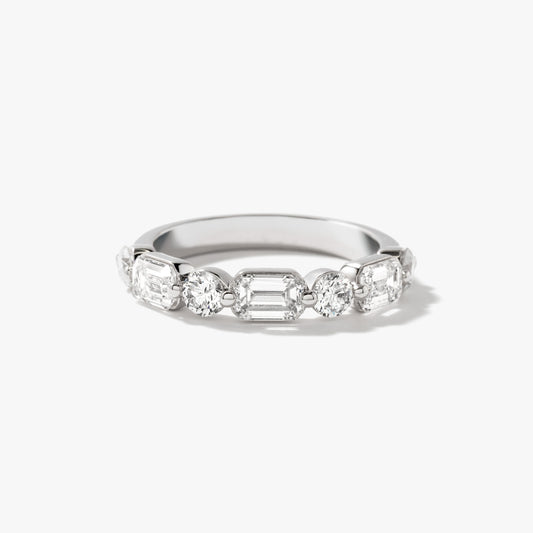 Lab Grown Diamond Ring in 10K White Gold (1.50 ct tw)