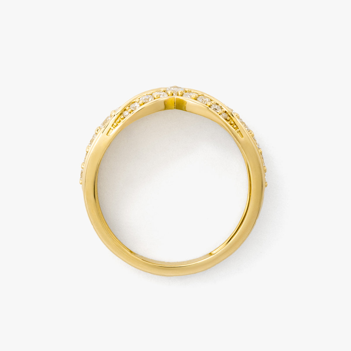 Lab Grown Diamond Cluster Ring in 10K Yellow Gold (0.70 ct tw)