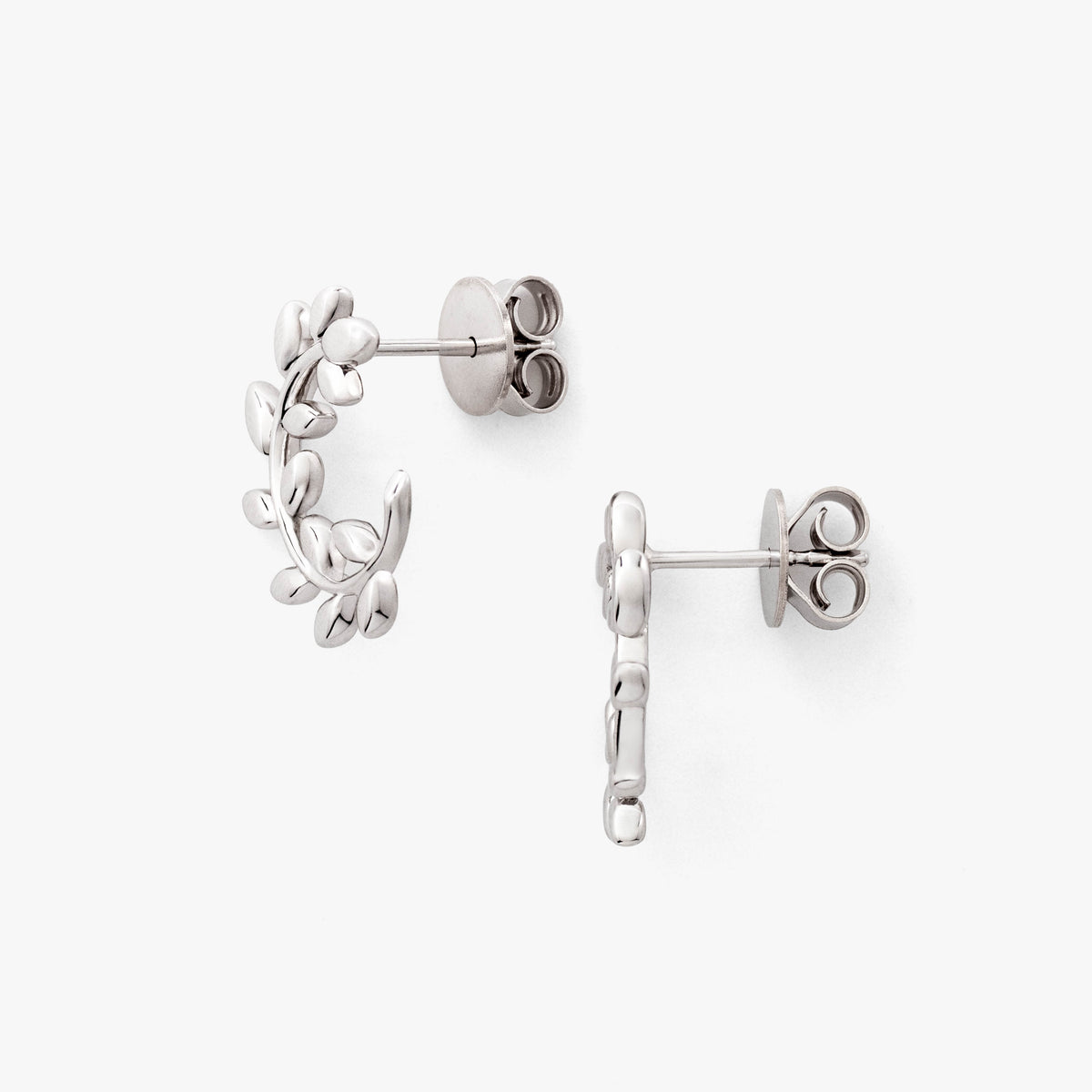 SilverNova Silver Leaf Earrings