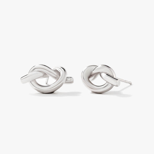 SilverNova Silver Knot Earring