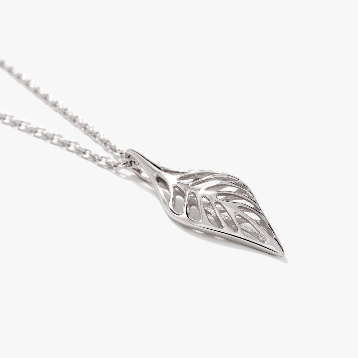 SilverNova Silver Leaf Necklace