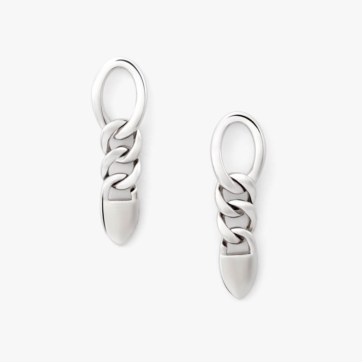 SilverNova Silver Dangle Chain Earrings
