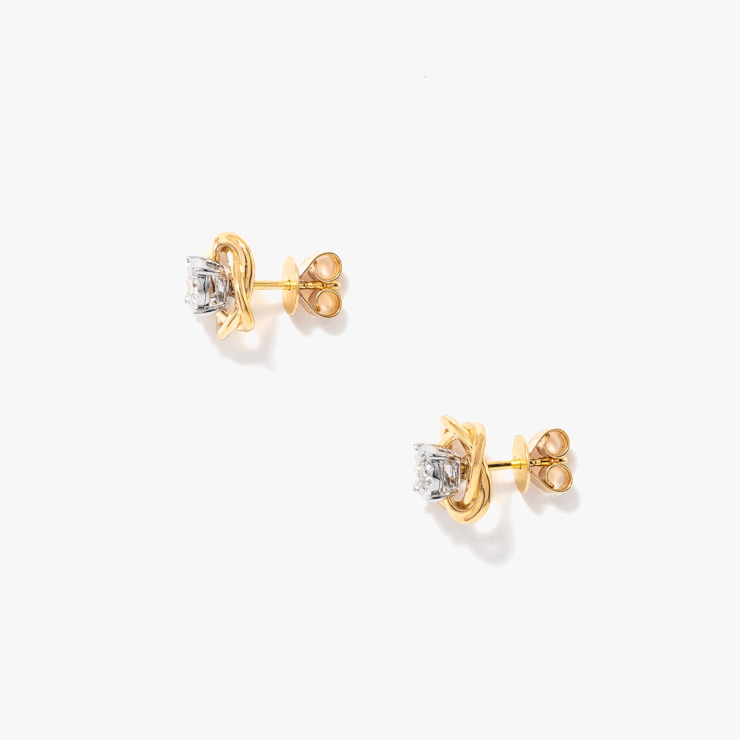 Diamond Jacket Earring in 10K White and Yellow Gold (0.30 ct tw)