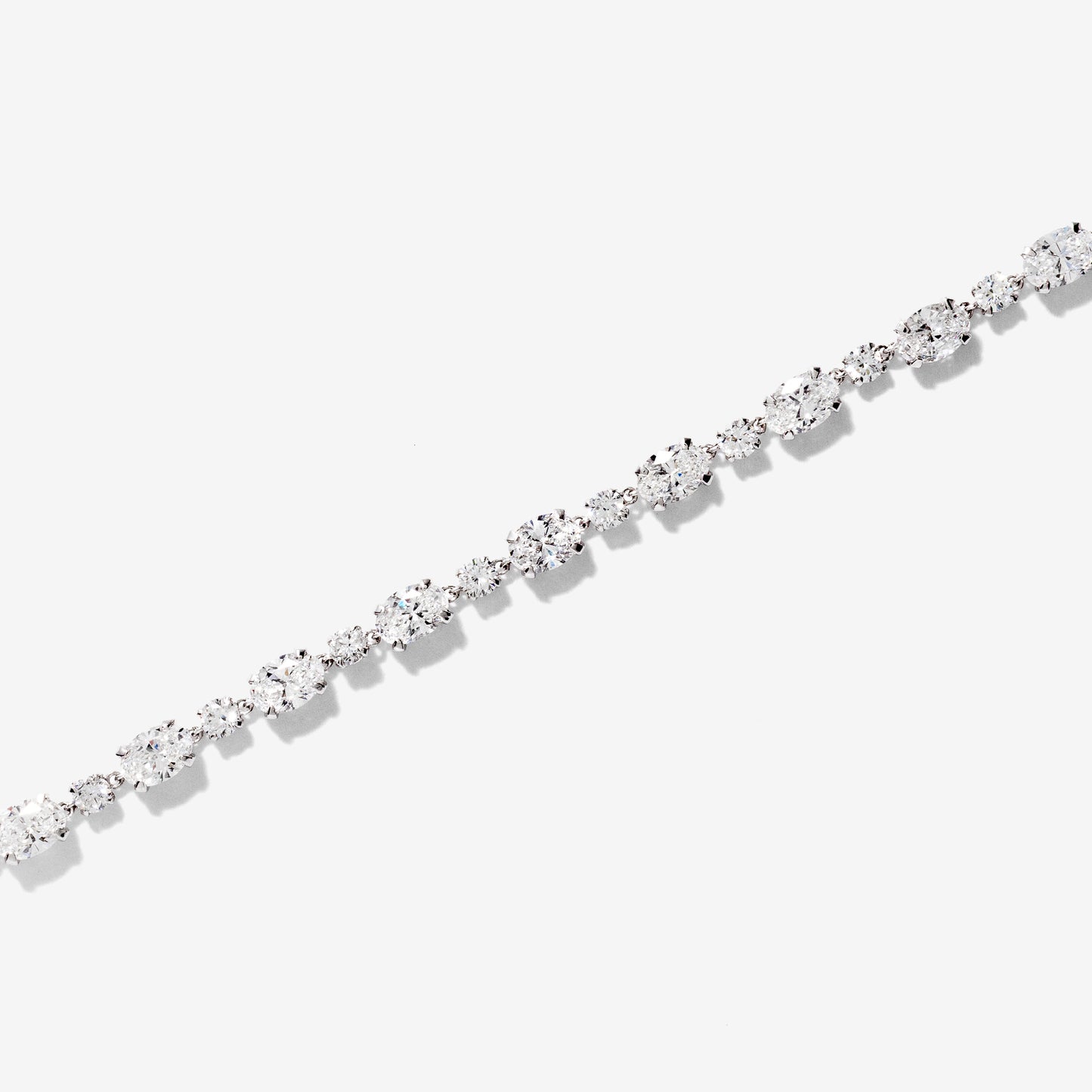Lab Grown Diamond Bracelet in 14K White Gold (5.00 ct tw)