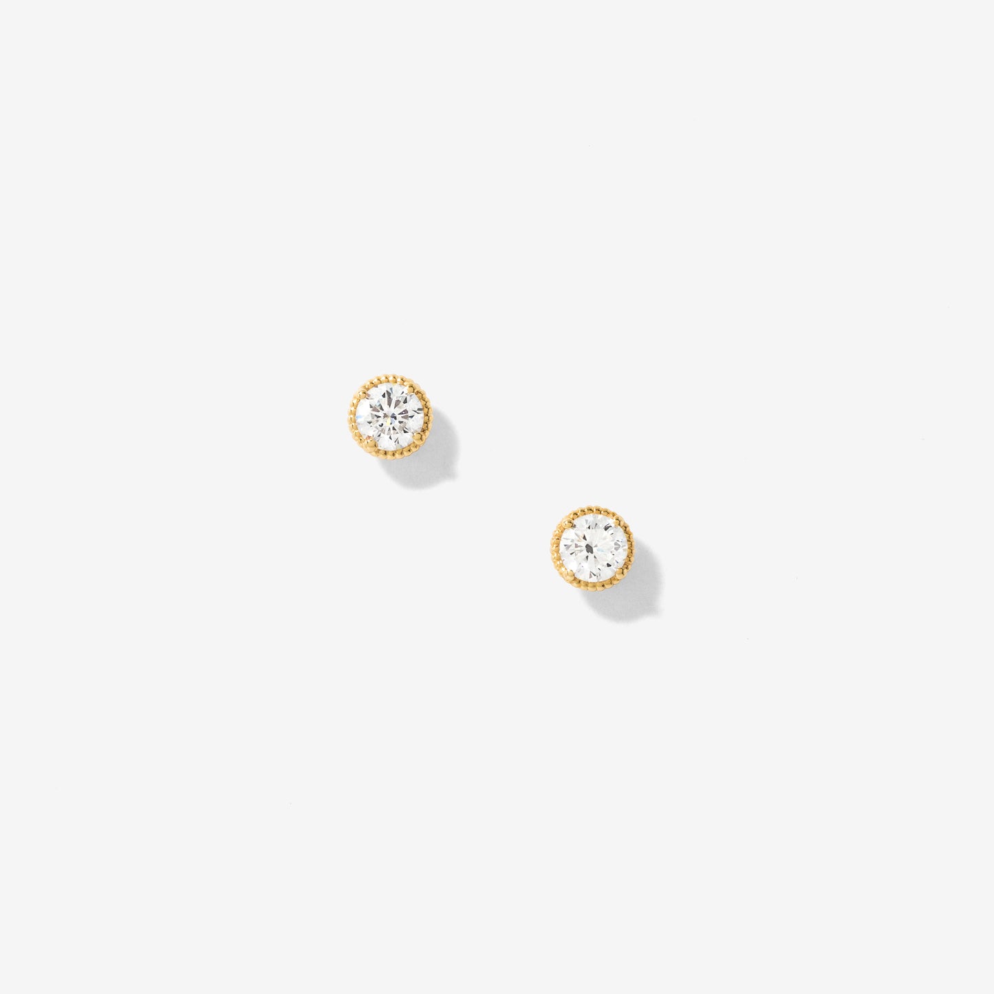 Lab Grown Diamond Stud Earrings in 10K Yellow Gold (0.50 ct tw)
