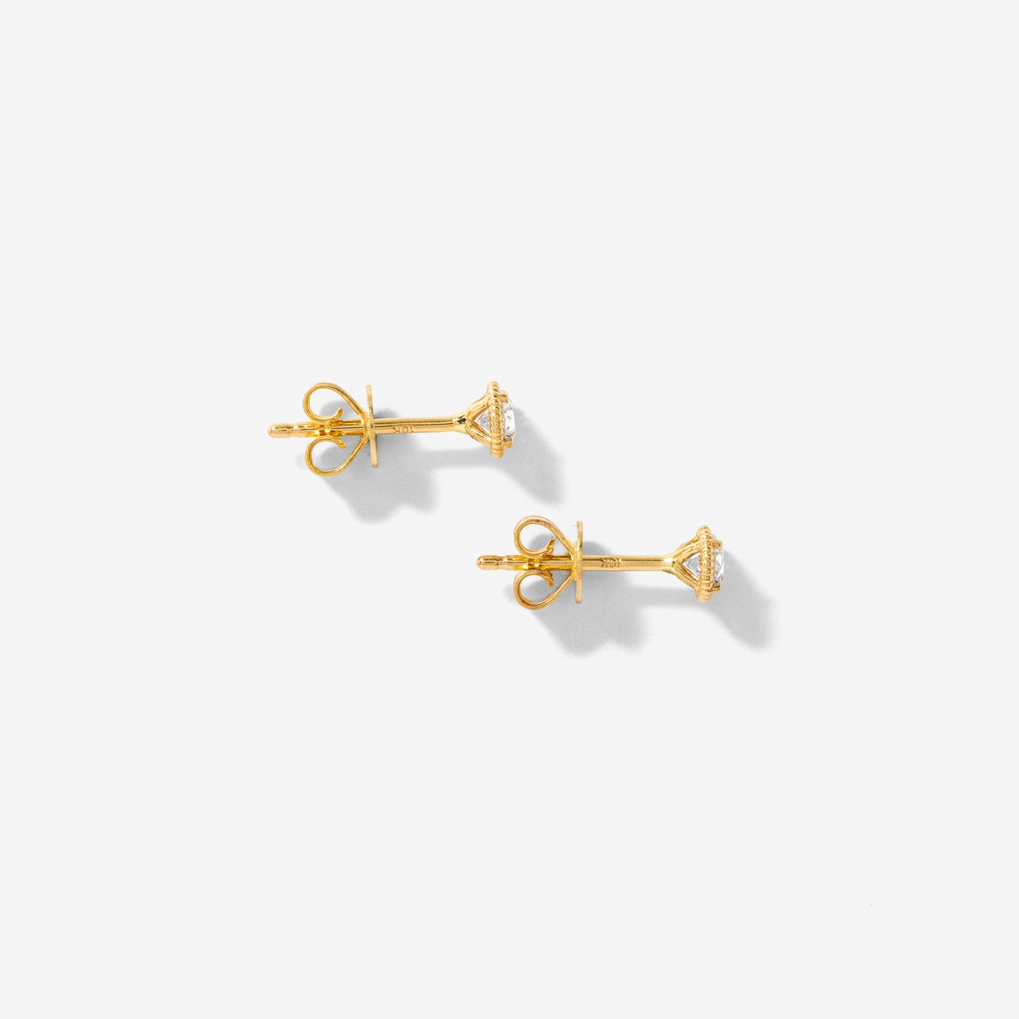 Lab Grown Diamond Stud Earrings in 10K Yellow Gold (0.30 ct tw)