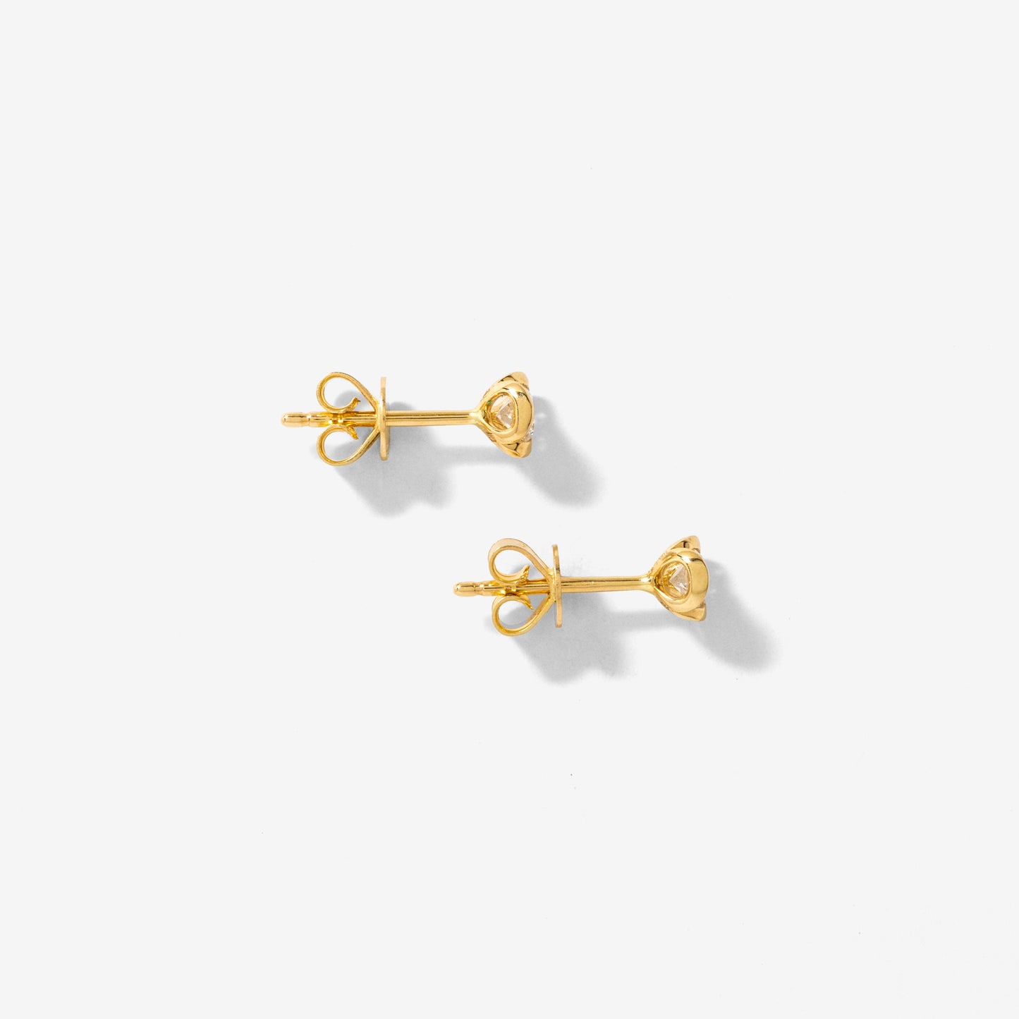 Lab Grown Diamond Flower Stud Earrings in 10K Yellow Gold (0.30 ct tw)