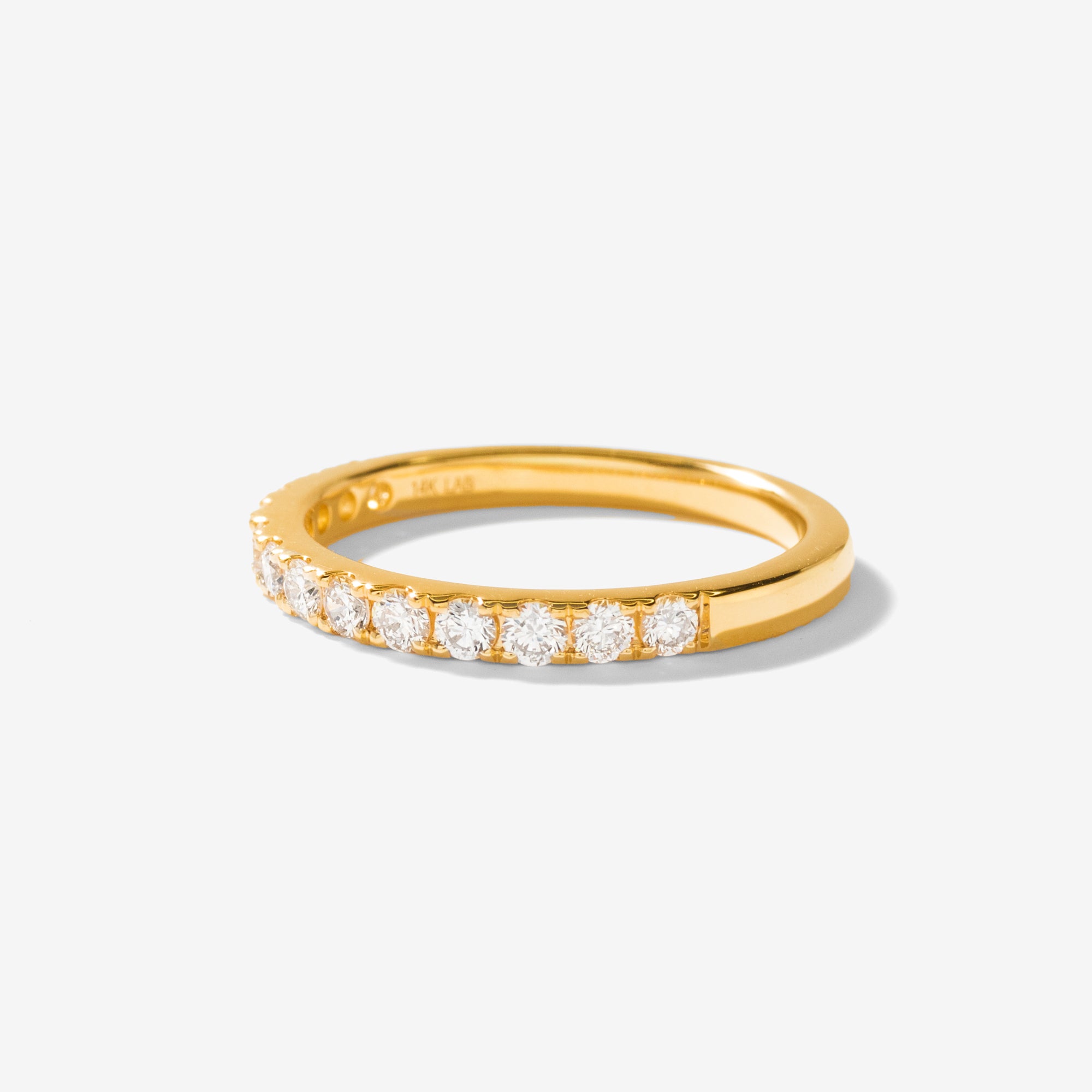 Lab Grown Diamond Anniversary Band 14K Yellow Gold (0.50 ct tw)