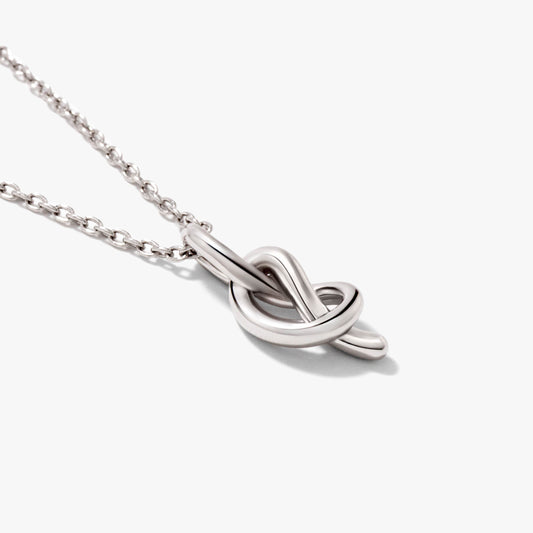 SilverNova Silver Knot Necklace