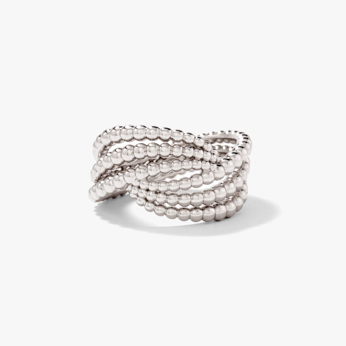 SilverNova Silver Beaded Ring