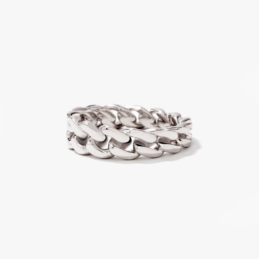 SilverNova Silver Chain Link Ring