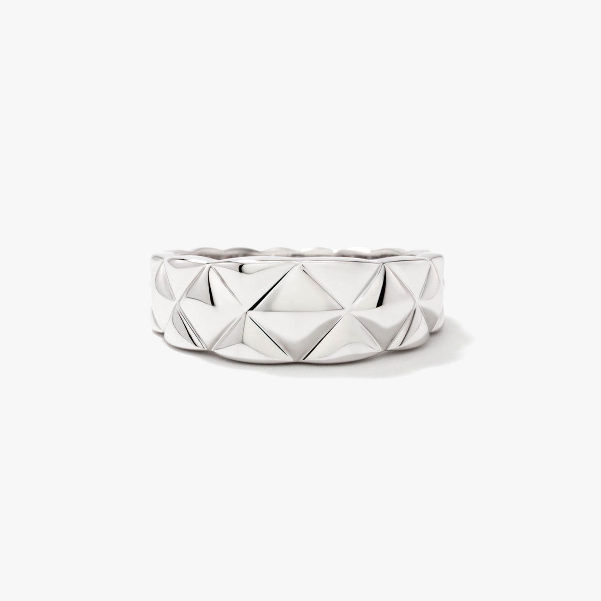 SilverNova Silver Quilted Ring