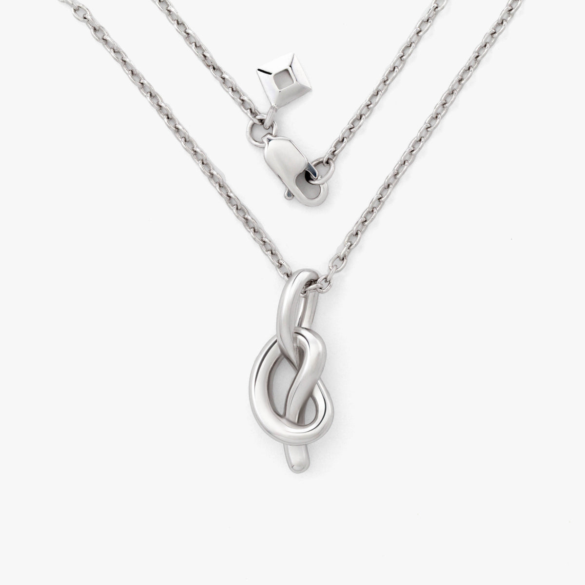 SilverNova Silver Knot Necklace