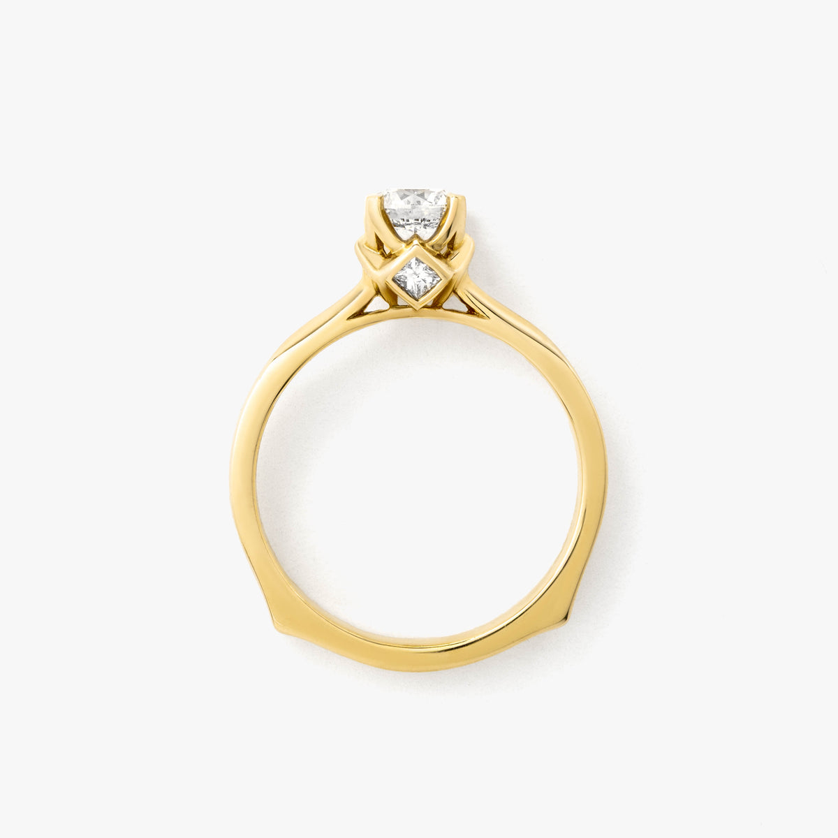 Diamond Engagement Ring in 10K Yellow Gold (0.57 ct tw)