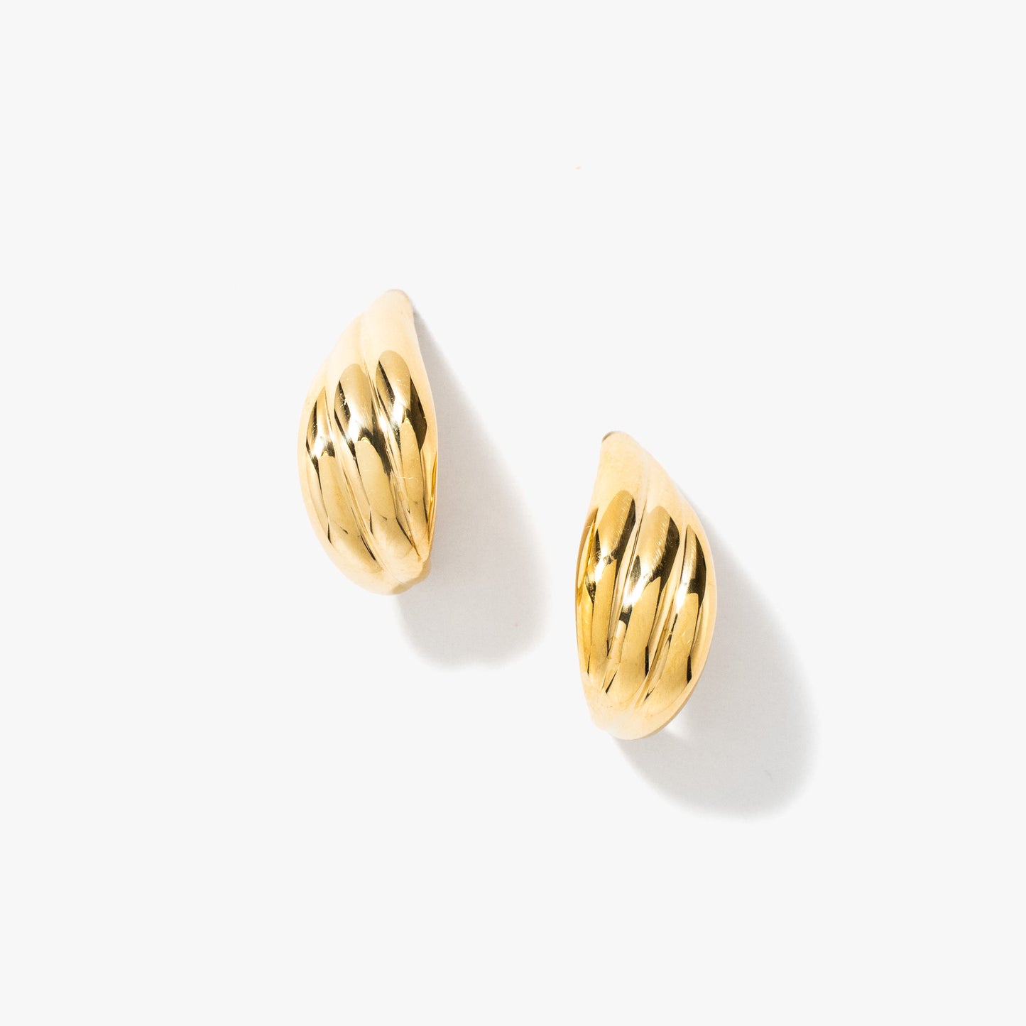 Drop Stud Earrings in 10K Yellow Gold