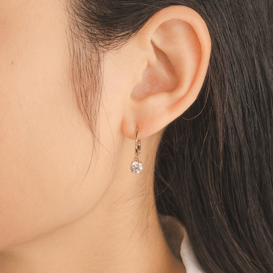 Lab Grown Diamond Earrings in 14K Yellow Gold (1.00 ct tw)
