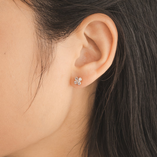 Lab Grown Diamond Stud Earrings in 10K Yellow Gold (0.50 ct tw)