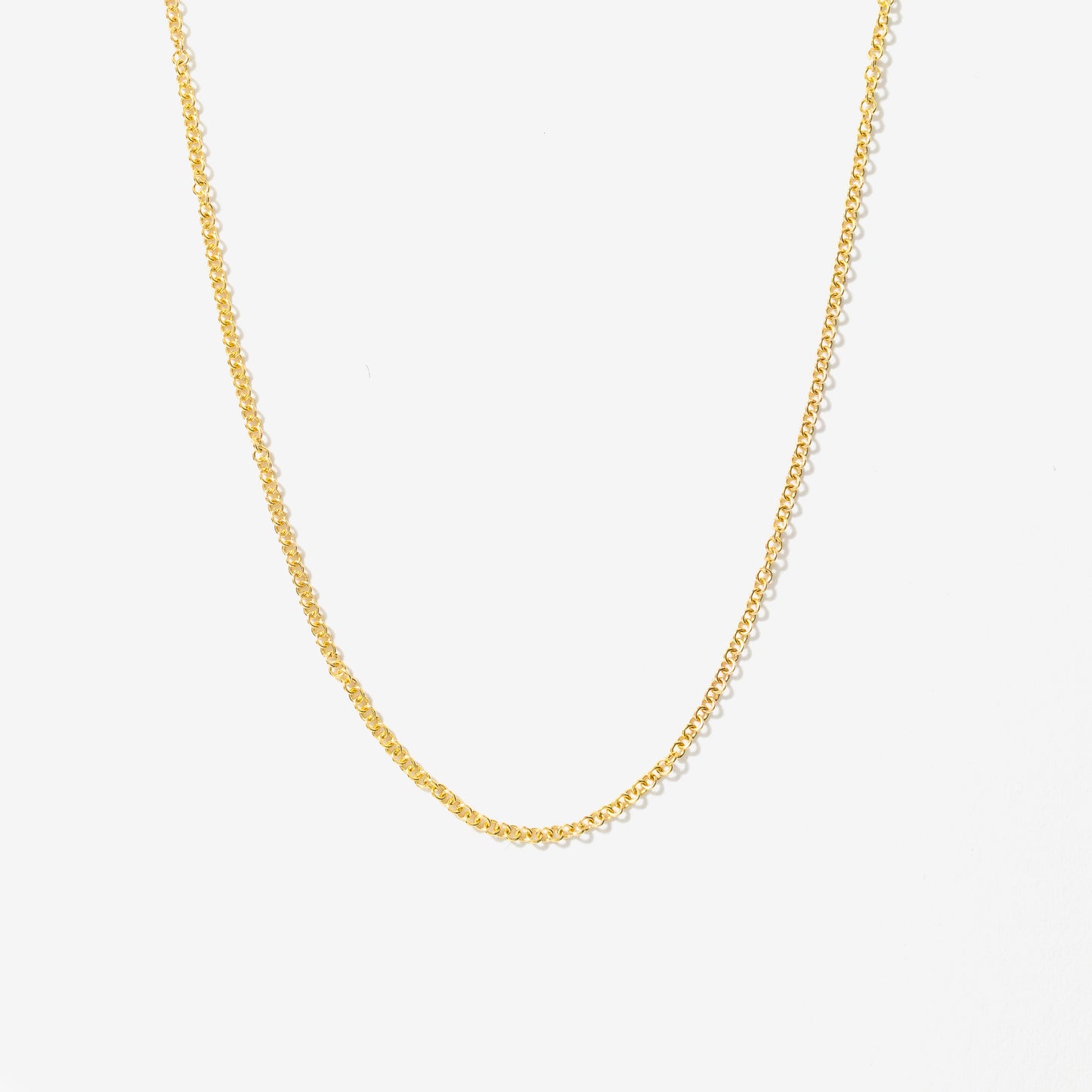 1.2mm Round Cable Chain in 14K Yellow Gold (18")
