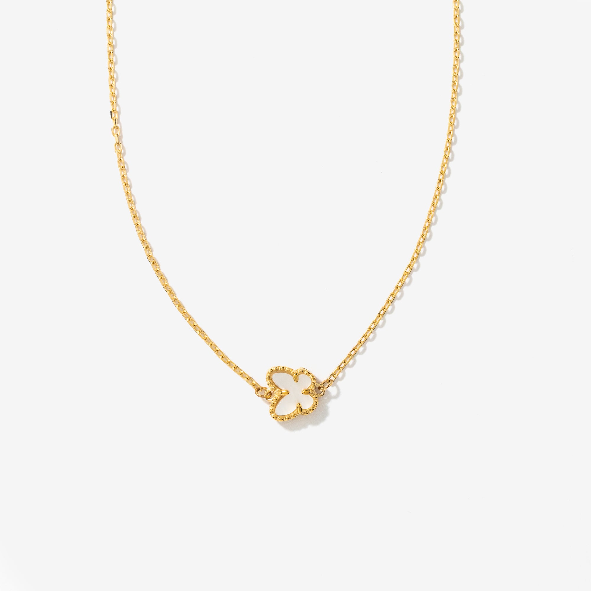 Butterfly Necklace in 10K Yellow Gold