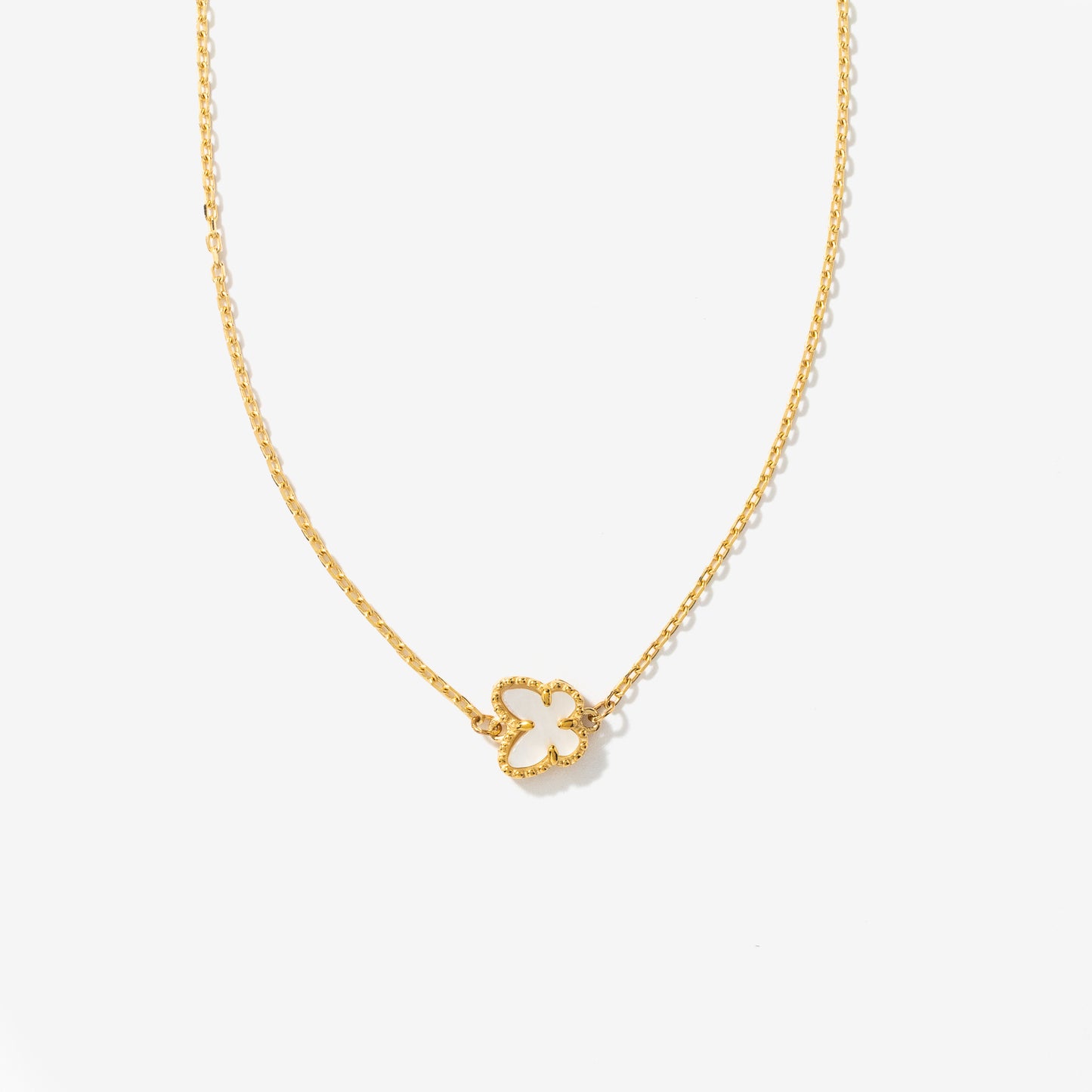 Butterfly Necklace in 10K Yellow Gold
