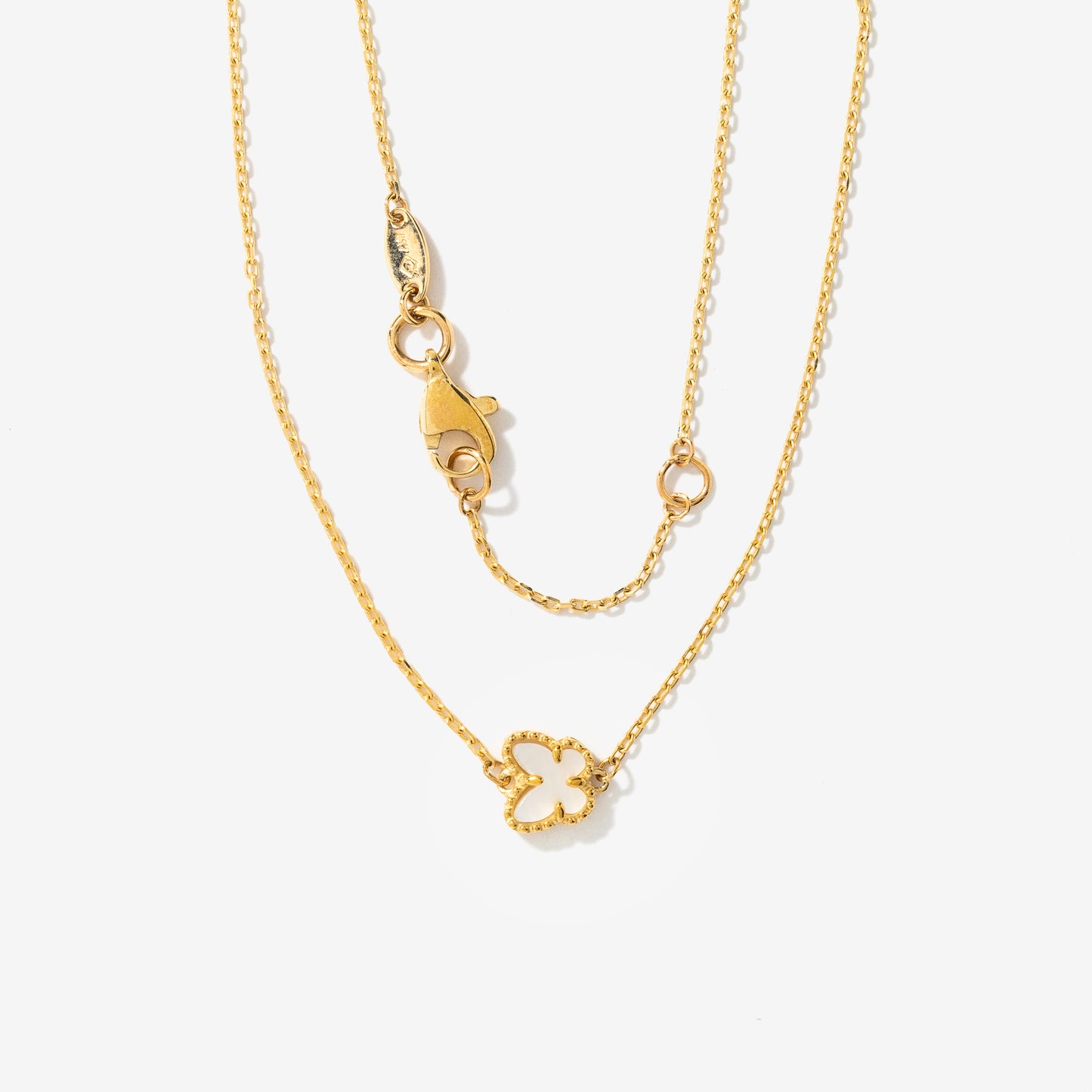 Butterfly Necklace in 10K Yellow Gold