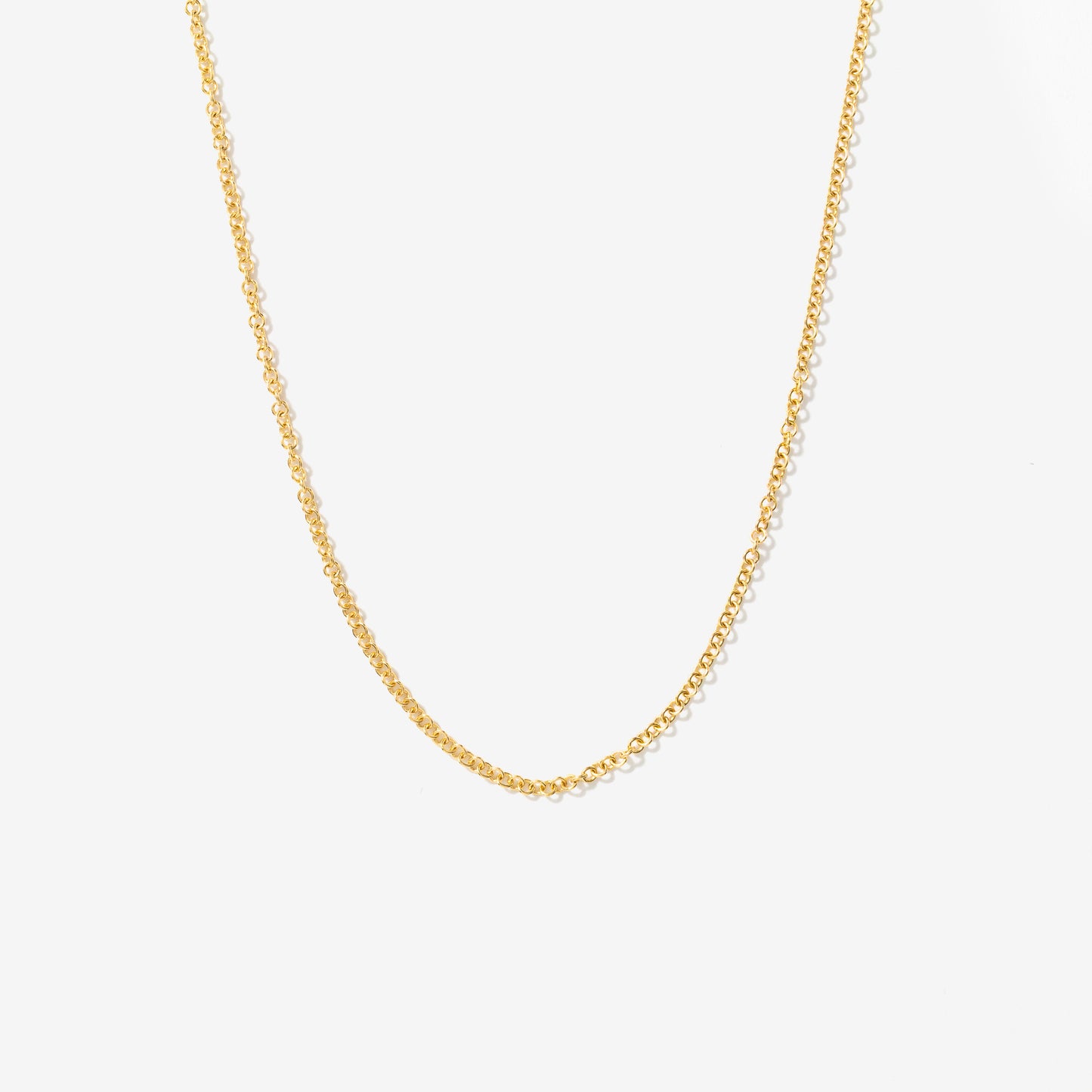 1.2mm Round Cable Chain in 14K Yellow Gold (20")