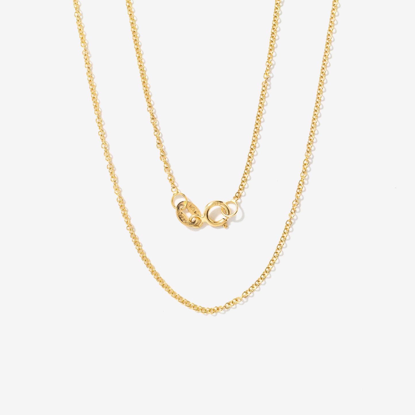 1.2mm Round Cable Chain in 14K Yellow Gold (20")