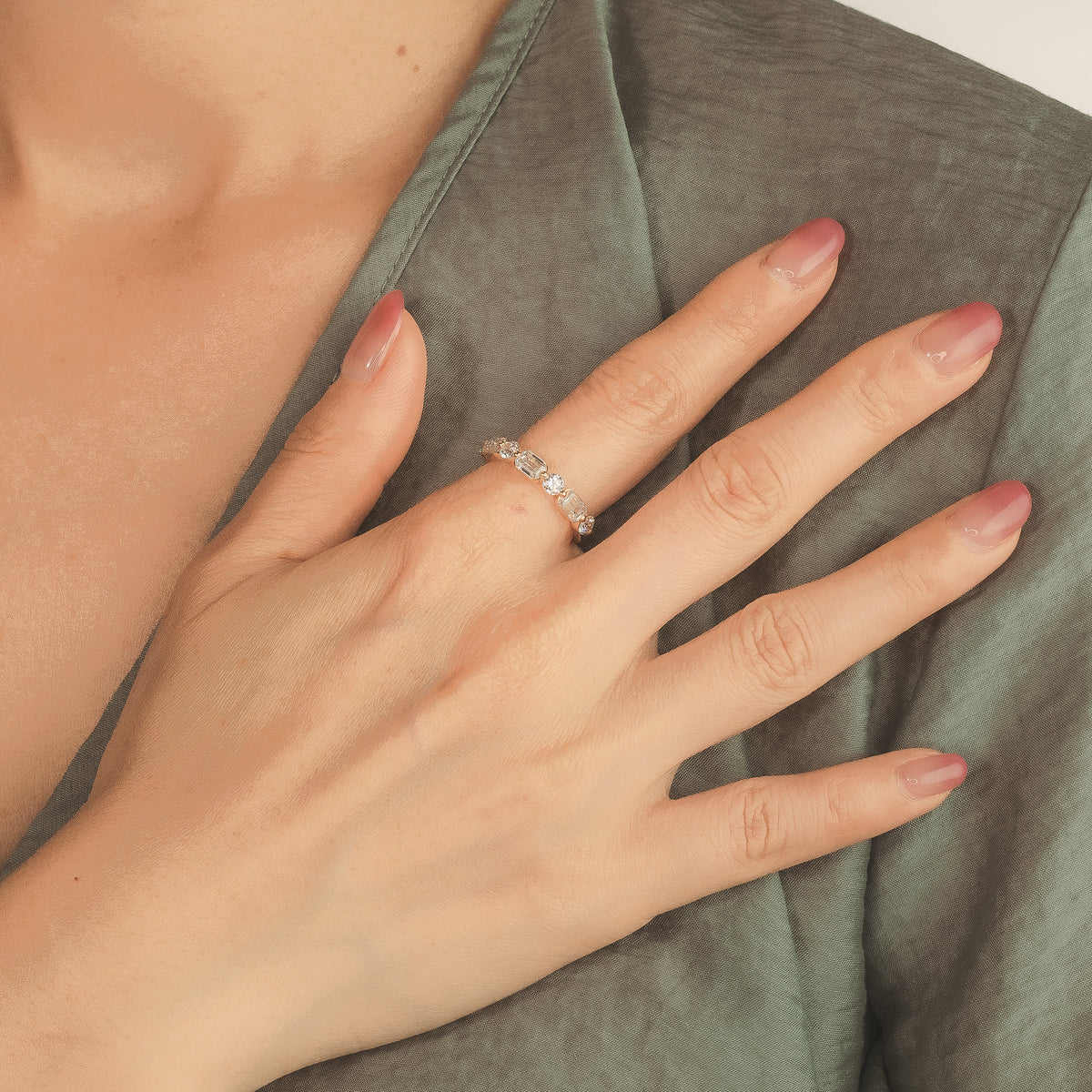 Lab Grown Diamond Ring in 10K Yellow Gold (1.50 ct tw)