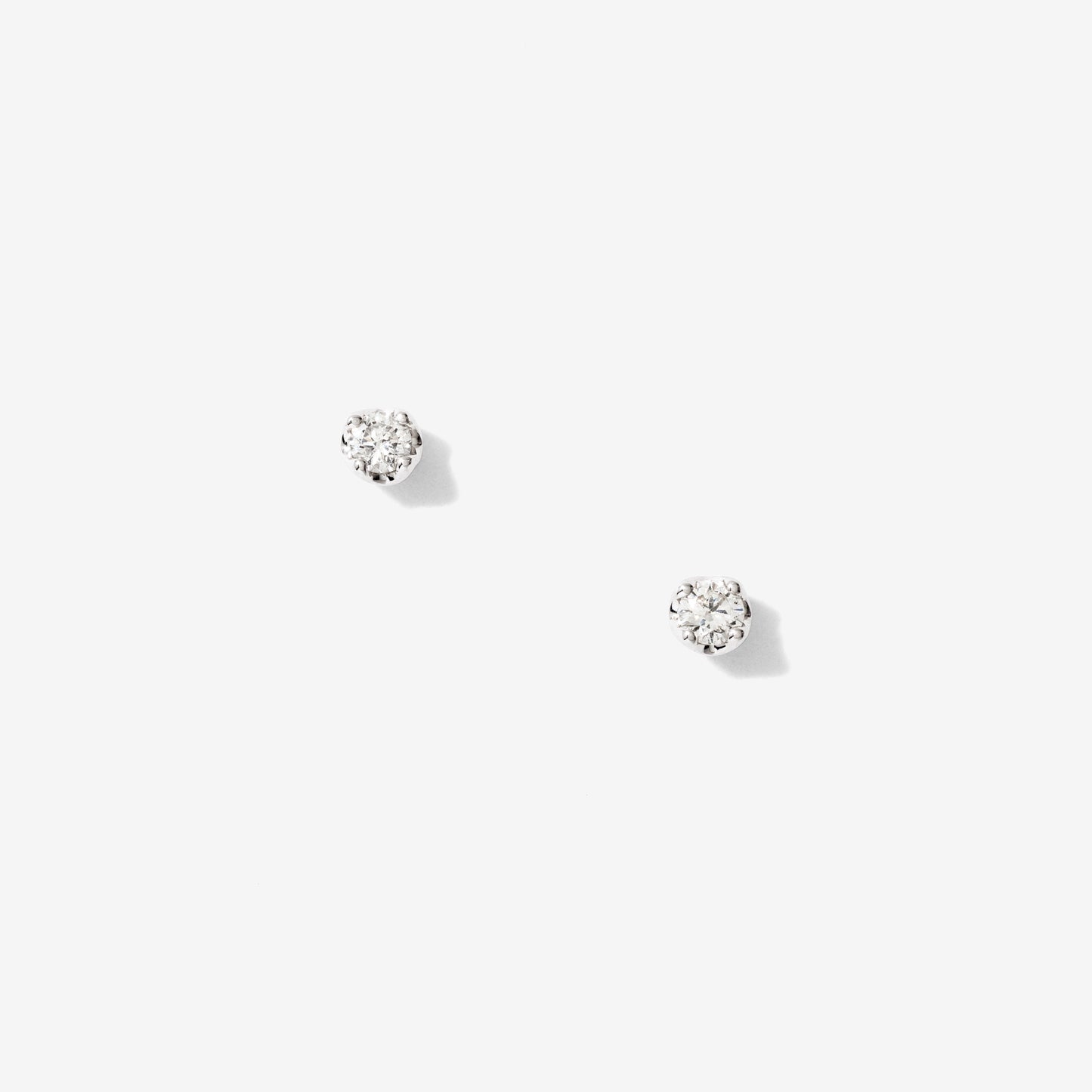 Diamond Stud in 10K White Gold (0.10 ct tw)