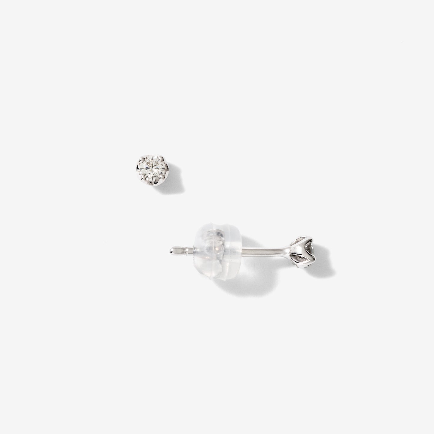 Diamond Stud in 10K White Gold (0.10 ct tw)