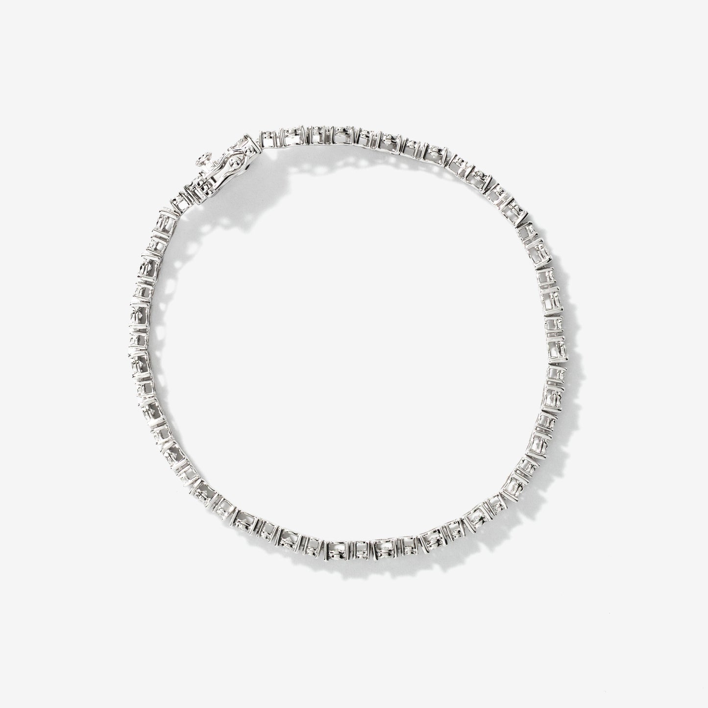 Diamond Bracelet in 10K White Gold (2.00 ct tw)