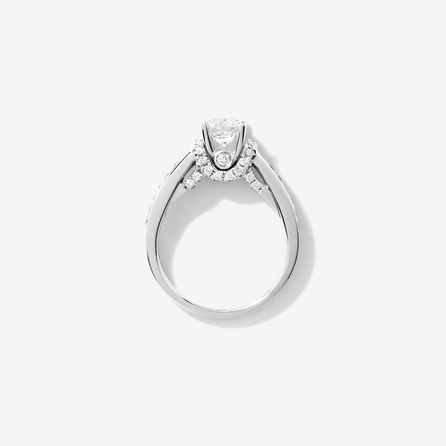 Diamond Engagement Ring in 14K White Gold (1.32 ct tw)